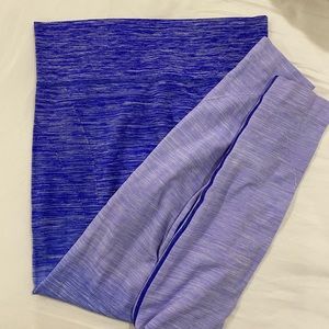 Purple ombré workout leggings